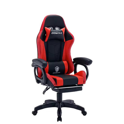 Dowinx RGB Gaming Chair | Massage Function for Waist Cushion | Innovative Storage Pouch on the Back | Adjustable Headrest