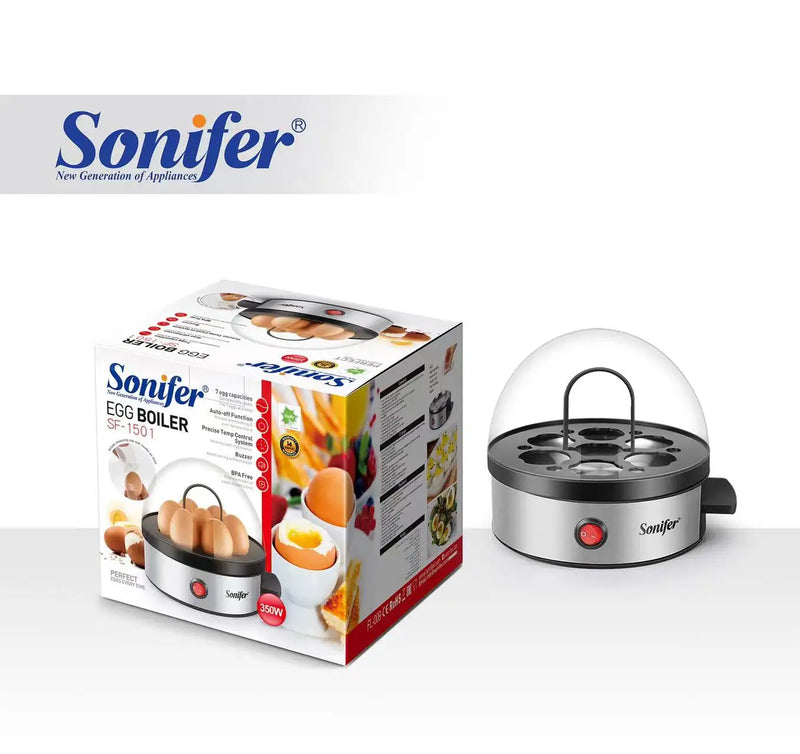 Sonifer Electric Egg Boiler Steamer |  Multipurpose Cooker Stainless steel | 350W