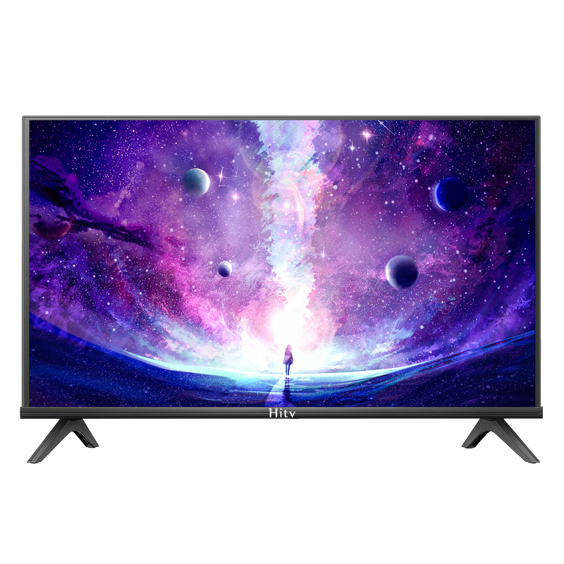 Hitv 75-Inch Smart TV with Android 12 Mainboard, Multilanguage OSD, 4K Ultra HD Resolution, Bluetooth Connectivity, DVB-T/T2/S2/CI+/Dolby, HiFi Speakers, 3 HDMI and 2 USB Ports