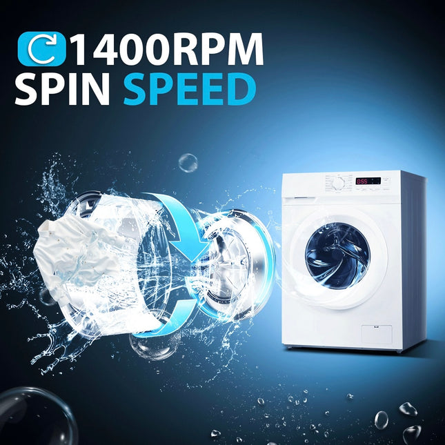 AVG 10KG Washing Machine | Drum clean reminder | Steam wash | Delay start | Child lock | 1400 RPM