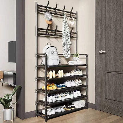 Shoe & Clothes Rack – 5-Layer Organizer |