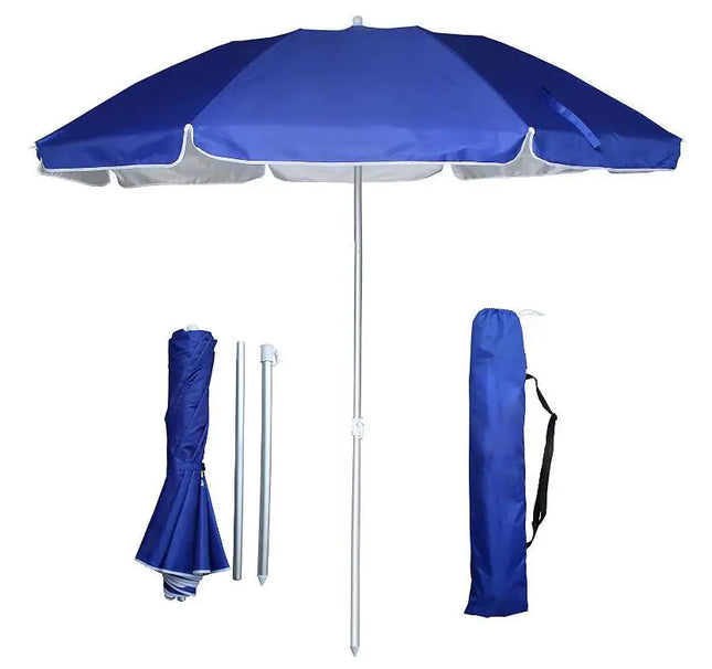 Beach Umbrella with carrying bag. Height 1.8m