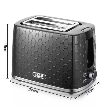 RAF 2 Slice Toaster | 750-930W | Fast and Time Saving | Easy To Clean | Card Slot Design