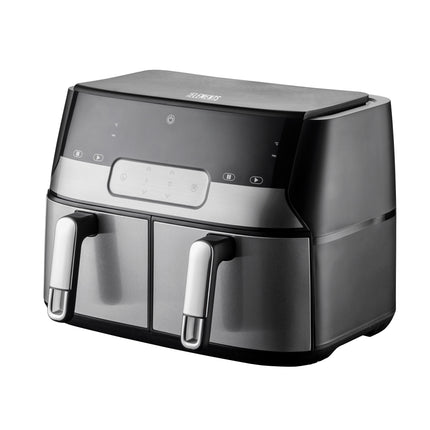 KB Elements Double Basket Air Fryer 4.5L + 4.5L with Digital Touch Screen, Adjustable Temperature, and Overheat Protection