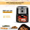 KB Elements Smart Air Fryer 6.5-Liter Capacity with Adjustable Temperature and Non-Stick Pot