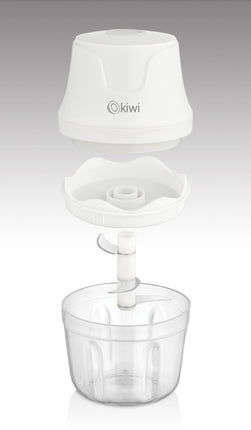 Kiwi Rechargeable Grinder | 3 Wings Blade | Fast Speed | 350ml Bowl Capacity