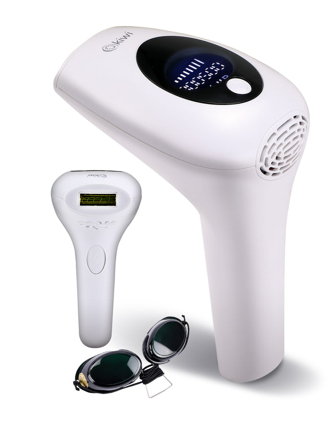 Kiwi IPL Hair Removal Device | 8 Adjustable Levels | Distance Sensor | 900,000 Flash Pulse Life