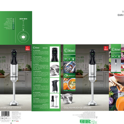 KIWI Hand Blender | 1000ml | Low Noise DC