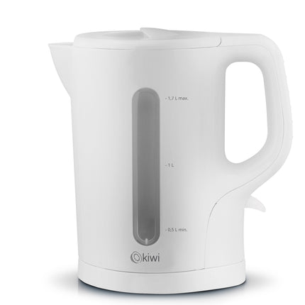 Kiwi Electric Kettle 1.7L with Boil-Dry Protection and Dual Water Level Window