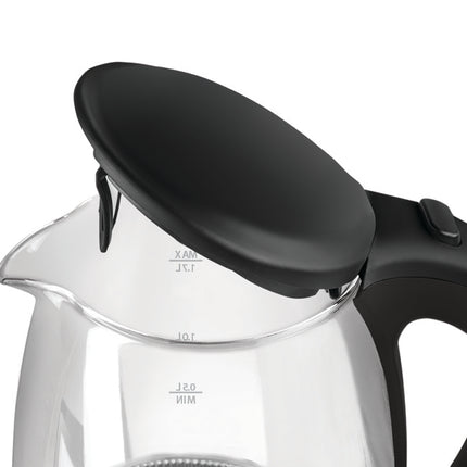 Kiwi Glass Kettle 1.8L with LED Light and 360° Rotary Base