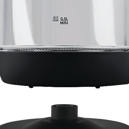 Kiwi Glass Kettle 1.8L with LED Light and 360° Rotary Base