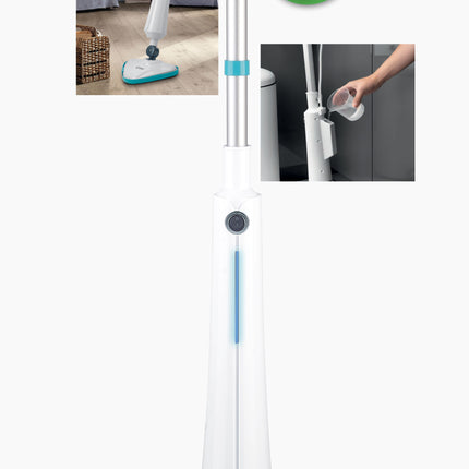 Kiwi Steam Cleaner | 1300W | Detachable Handle | Optional Mop Head | 350ml Water Tank Capacity