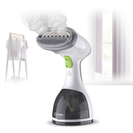 Kiwi Garment Steamer | 1000W | 260ml Water Capacity | Professional pump with heating element | 9 steam outlets