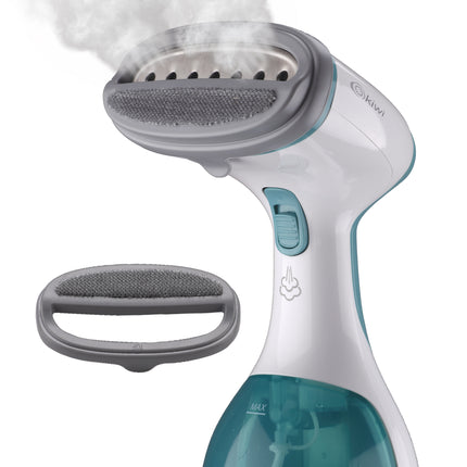 Kiwi Garment Steamer | 1000W | 260ml Water Capacity | Professional pump with heating element | 9 steam outlets