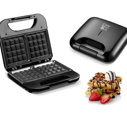 KIWI Waffle Maker & Grill | Non - Stick | Thermo Controlled