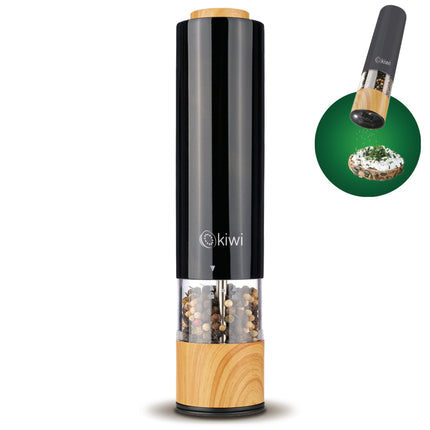 Kiwi Automatic Spice Mill | Adjustable ceramic grinder (fine to coarse)