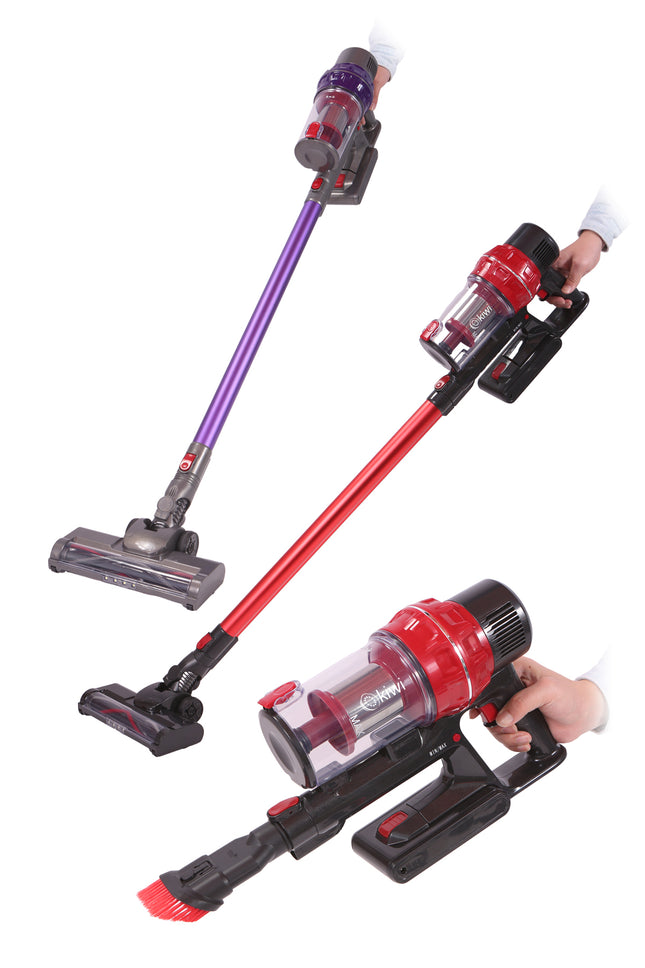 Kiwi Cordless Vacuum Cleaner | 150W | HEPA + Metallic Filters | 2-in-1 Handheld & Stick | 0.8L Dust Capacity