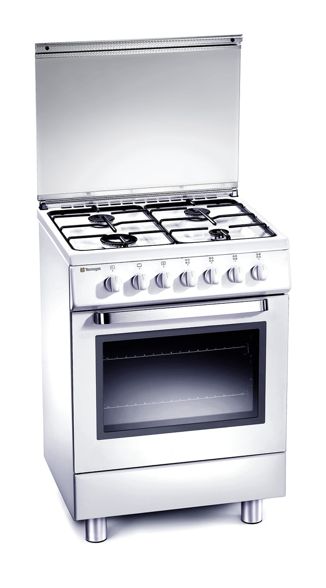 FREESTANDING GAS OVEN , 60CM X 50CM , COLOUR WHITE, GENERAL GAS ( TECNOGAS)