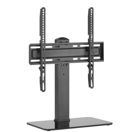 Volkano Steel series Universal Swivel Tabletop TV Stand with Glass Base - Up to 55"