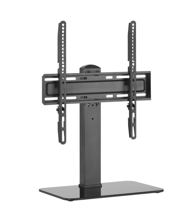 Volkano Steel series Universal Swivel Tabletop TV Stand with Glass Base - Up to 55"