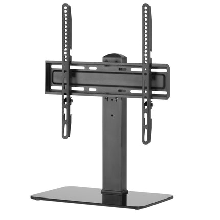 Volkano Steel series Universal Swivel Tabletop TV Stand with Glass Base - Up to 55"