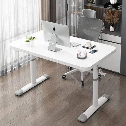 Height Adjustable Office Table – Manual Crank | White | L100 & L120 Options
