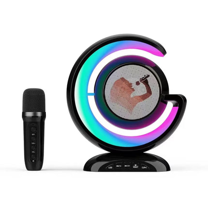 Prochimps Small Speaker 5W - with AUX - USB - TF - BT - RGB lights and karaoke