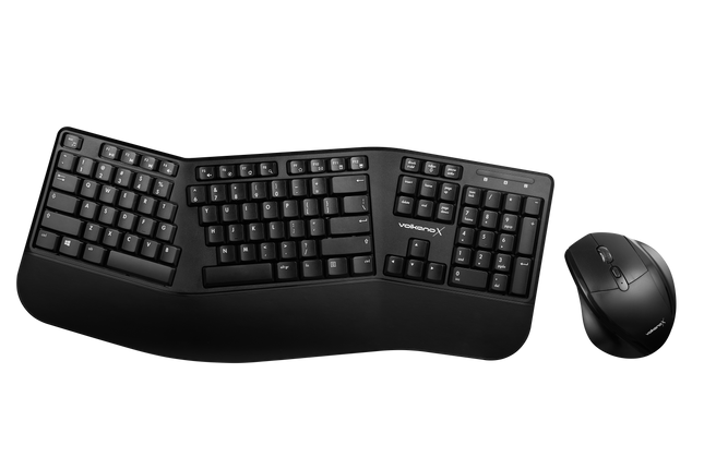 VolkanoX Ergo Series Egonomical Mouse and Keyboard Combo