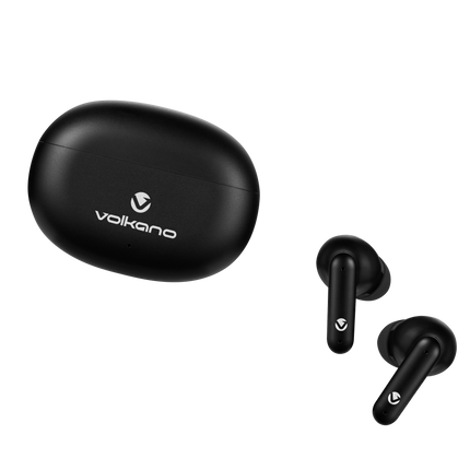 Volkano Willow ENC TWS Earphone with Hall switch - Black