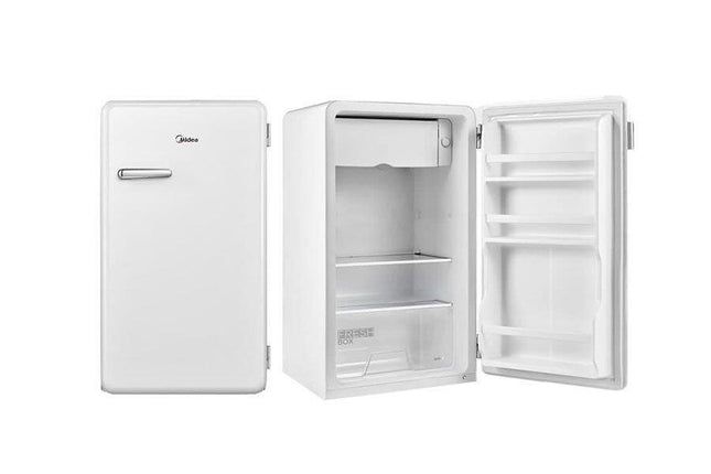 Midea Table Top Fridge Retro Style 86cm / 93L / White