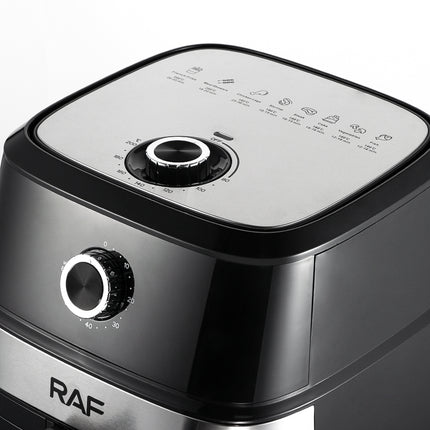 RAF Air Fryer 8L Capacity | 1350W | Oil can be reduced by 80% | Multi-Purpose Machine | 360 degrees Air Circulation