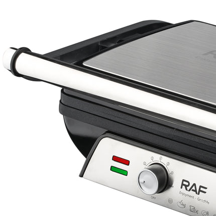 RAF Steak Machine | 2000W | Cool Touch | Non-Stick Coating | Two Sided Toasting