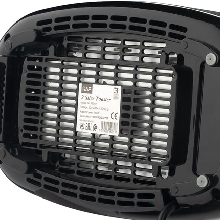 RAF 2 Slice Toaster | 750W | Fast and Tome Saving | Card Slot Design | Easy To Clean