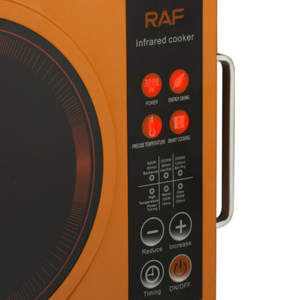 RAF Infrared Cooker | 3500W | Pattern Cooking | Simple Operation | Large Firepower | Digital LED Display | Micro Crystal Plate | 3 Years Warranty