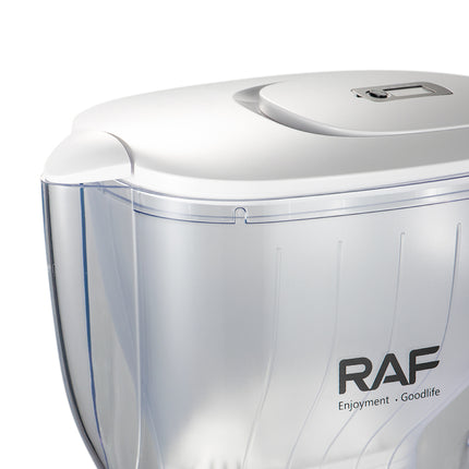 RAF Water Filter Pitcher 4.2L Large Capacity | Multilayer filtration | Change Filter Indicator | Food grade material | Dust proof spout