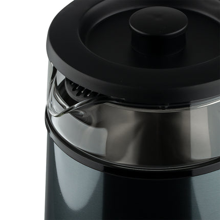 RAF Electric Kettle | 1500W Glass Kettle | 1.7L Capacity | Mixed Color | Copper Clad Aluminum Power Cord, and French Plug