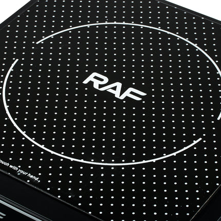 RAF Induction Cooker | 2000W | Ceramic Cooktop | 5 Functions | Key Control |  Large Firepower | Pattern Cooking
