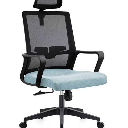 Full Mesh High Back Office Chair – Black & Blue