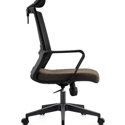 Full Mesh High Back Office Chair – Black & Brown