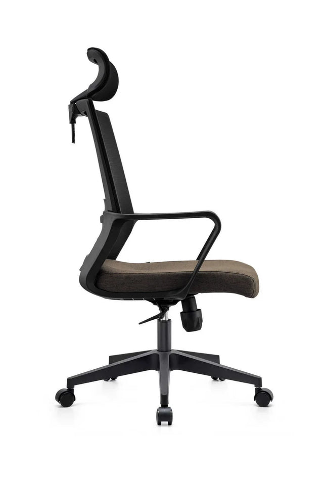 Full Mesh High Back Office Chair – Black & Brown