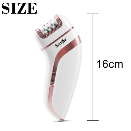 Sonifer 3-in-1 Hair Lady Epilator | USB Charging | Replaceable Heads