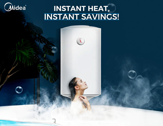 Midea water heater design for banner