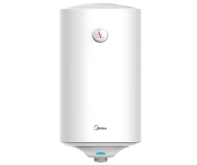 Midea 50L Water Heater with Enamel Tank, Mechanical Control Panel, Class A Energy Efficiency, Dry Element, Wall Mounted