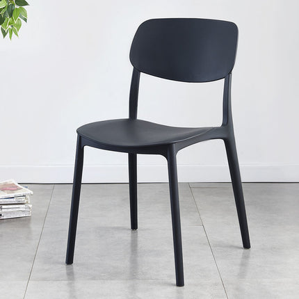 Indoor Outdoor Stackable Plastic Dining Chair – Durable Restaurant & Apartment Seating