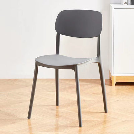 Indoor Outdoor Stackable Plastic Dining Chair – Durable Restaurant & Apartment Seating