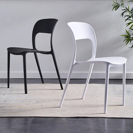 Modern Open-Back Stackable Chair
