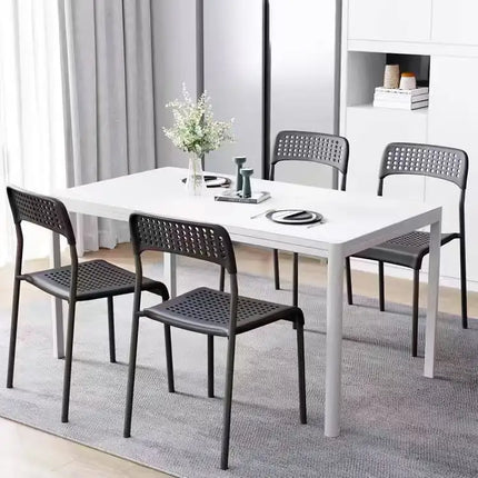 Economical Stackable Plastic & Metal Dining Chair – For Indoor/Outdoor Use