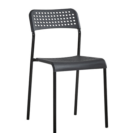 Economical Stackable Plastic & Metal Dining Chair – For Indoor/Outdoor Use