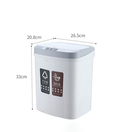 Dry and Wet Area Separation Intelligent Sensor Trash Bin