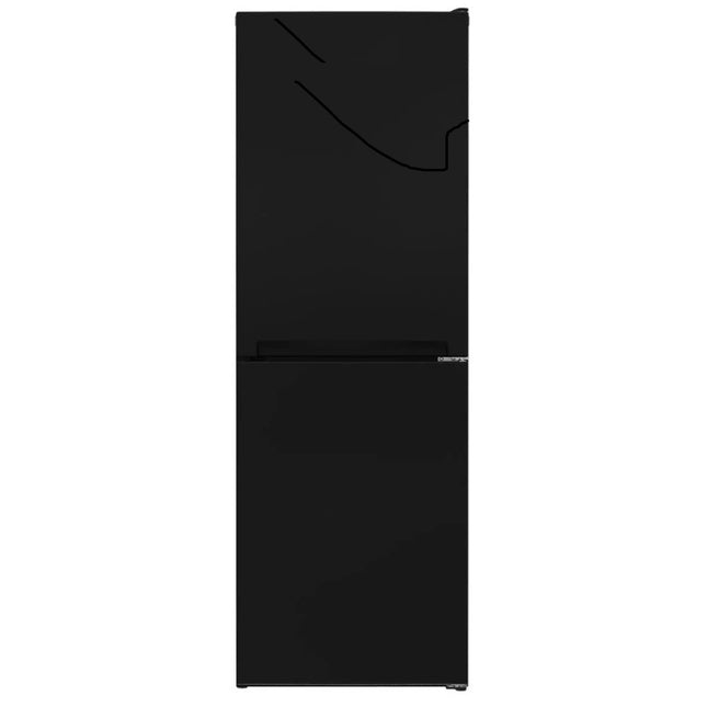RICHOME - COMBI FRIDGE FREEZER - BLACK